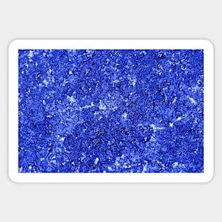 Abstract Background in Cobalt Blue Sticker